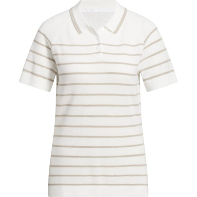 adidas Ultimate365+ Stripe Knit Polo white