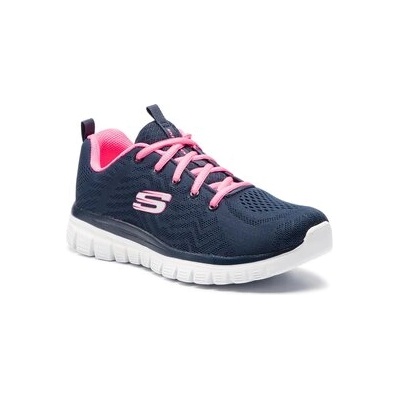 Skechers Сникърси Get Connected 12615/NVHP Тъмносин (Get Connected 12615/NVHP)