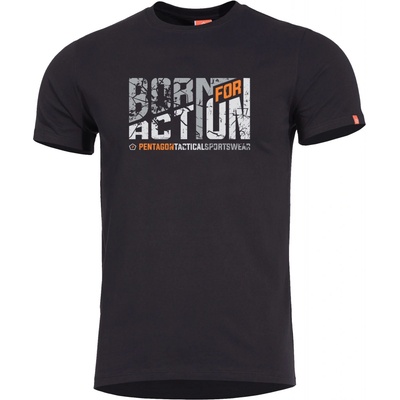 Pentagon tričko Born For Action čierne