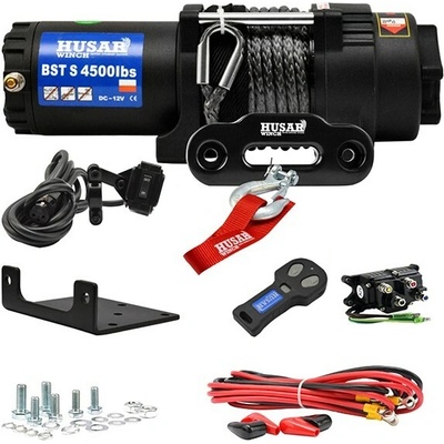HUSARWINCH Naviják Husar Winch BST S 4500, 12V, Syntetické lano