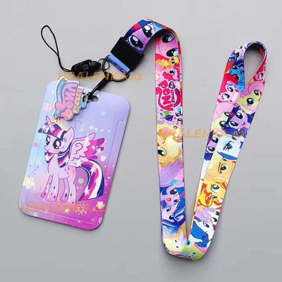 Šňůrka na krk 24608 s cedulkou na ID karty My little Pony, Twillight Sparkle