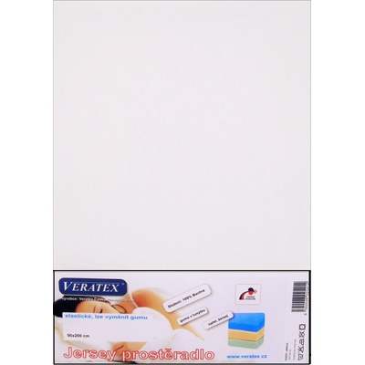 Veratex Jersey prostěradlo na masážní lůžko bílé 60x190