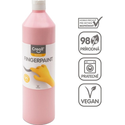 Creall prstová farba 750 ml ružová