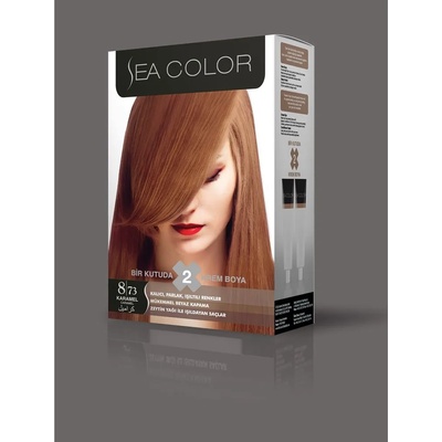 LILA Cosmetics Турска крем боя за коса Sea Color 8.73 Caramel