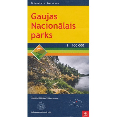 mapa Gaujas národní park 1:100 t.