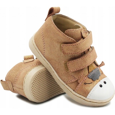 Mido dívčí botičky pro výuku chůze na suchý zip s jednorožcem