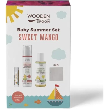Image 1 of Wooden Spoon БЕБЕШКИ ЛЕТЕН СЕТ SWEET MANGO | Wooden Spoon (WSSWEETMNGSET001)