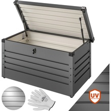 InternetovaZahrada Kovový úložný box 120x62x63 cm antracit