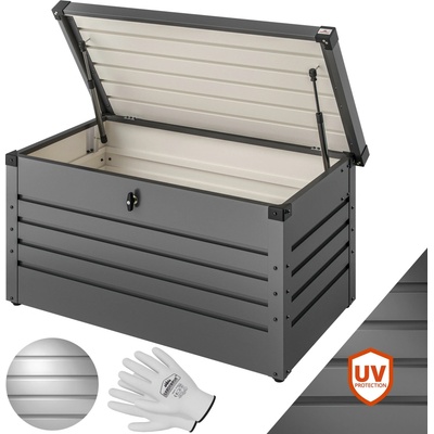 InternetovaZahrada Kovový úložný box 120x62x63 cm antracit