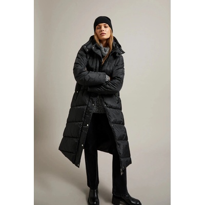 Moodo Дълго стегнато яке с качулка в черно Moodo Moodo | Cheren | ЖЕНИ | 46