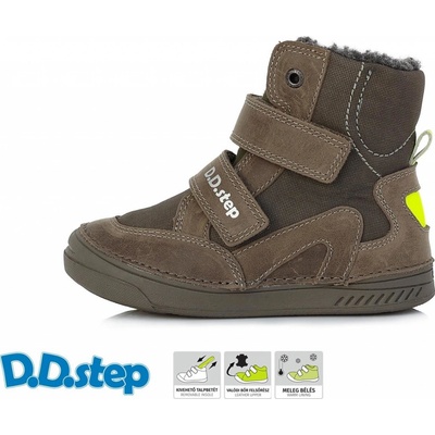 D.D.Step chlapecká zimní obuv W040-369AM khaki