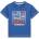 GUESS Синя тениска с контрастна апликация за мини момче Guess