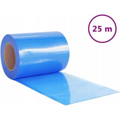 zahrada-XL Závěs do dveří modrý 300 mm x 2,6 mm 25 m PVC