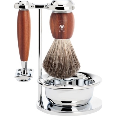 Mühle Vivo Set 4 Plumwood Pure Badger