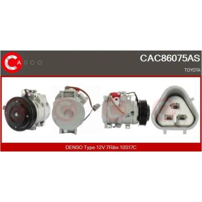 CASCO Alternátor 12V 220A s kolem AFP OE VALEO