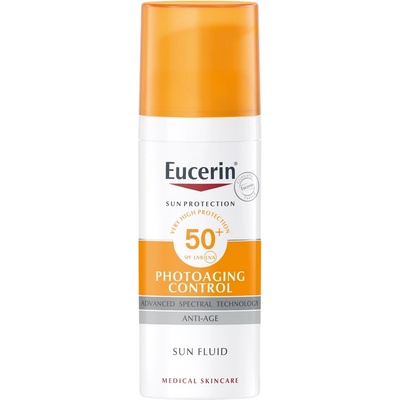 Eucerin Sun Слънцезащитен флуид Photoaging Control, SPF50, 50 ml