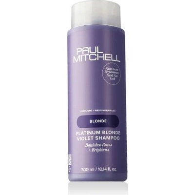 Paul Mitchell Blonde Platinum Blonde Violet Shampoo 300 ml шампоан против нежелани жълти тонове на руса коса унисекс