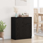 vidaXL Служебен шкаф Черния дъб 60 x 30 x 70 см Инженерна дървесина (880775)