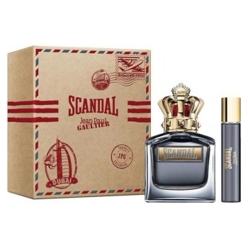 Image 1 of Jean Paul Gaultier Scandal Pour Homme plnitelný Подаръчен комплект, Тоалетна вода 100ml + Тоалетна вода 20ml, мъже