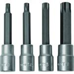 Topmaster Professional Вложки с накрайник 1/2"t40-t70 cr-v 4 бр tmp (330322)