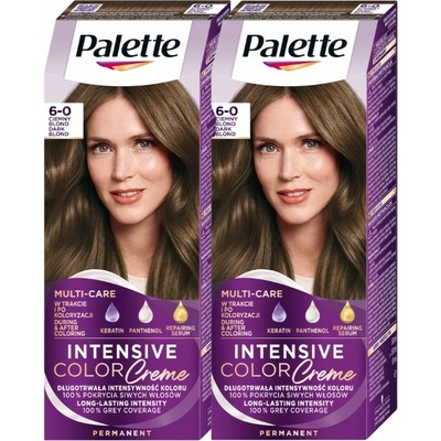Palette barva na vlasy N5 (6-0) tmavě blond x 2