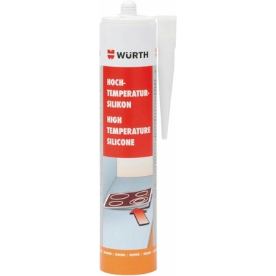Würth Vysokoteplotní silikon 310 ml červenohnědá