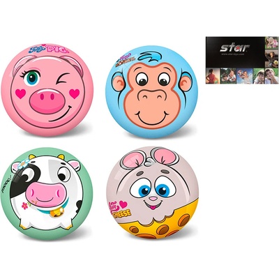 Míč 11 cm zvířátka