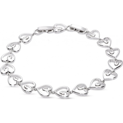 Ellami Ellami Verona 2325 Náramek, spojené zkroucené srdce 2002325