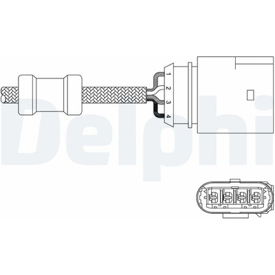 Lambda sonda DELPHI ES20348-12B1 (ES2034812B1)
