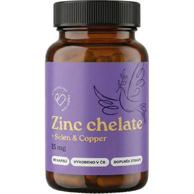 Vitalpoint Premium Zinek Selen Měď 90 kapslí