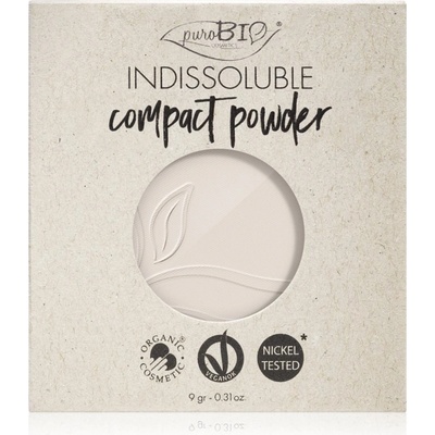 puroBIO Cosmetics Indissouble компактна пудра пълнител цвят T00 9 гр