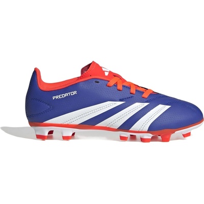 Adidas Детски футболни бутонки Adidas Predator 24 Club Children's Flexible Ground Football Boots - Blue/Wht/Red