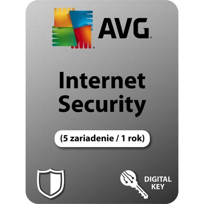AVG Internet Security, 5 lic. 12 mes.
