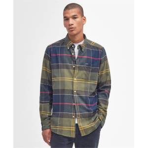 Barbour Риза с дълъг ръкав Barbour Men's Edderton Long Sleeve Patterned Shirt - Clssc Trtn TN52