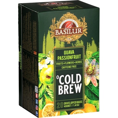 Basilur Cold Brew Guava Passionfruit sáčky 20 x 2 g