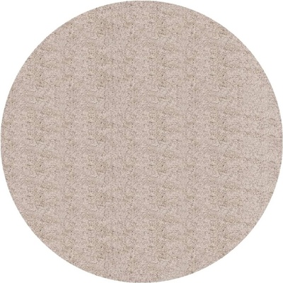 Шаги килим с дълъг косъм, модерен, бежов, O 120 cm