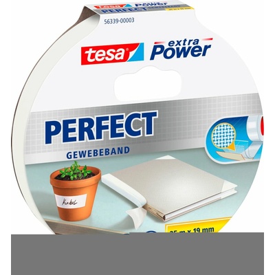 Tesa Perfect páska Extra Power 19 mm x 25 m biela