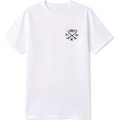 Hurley Мъжка тениска Hurley Tee S/S Printing Press Evy T-shirt - White (216-8151-0313)