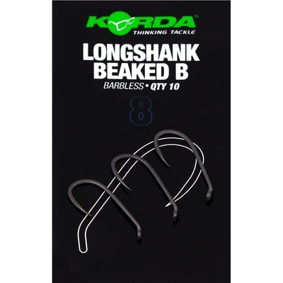 Korda Longshank Beaked Barbless veľ.8 10 ks