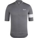Rapha Мъжка фланелка с къс ръкав за колоездене Rapha Core Jersey Cycling jersey - Grey / White (056-3756-1012)