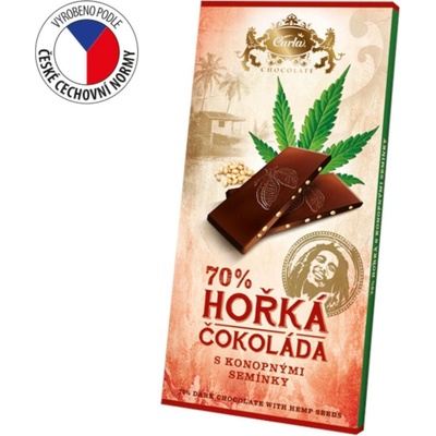Carla Dagga Boo Konopná hořká 70%, 80 g