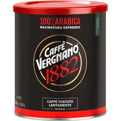 Caffè Vergnano 1882 100% Arabica Espresso pražená mletá káva 250 g
