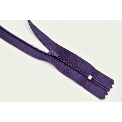 Nedeliteľný jemný plastový špirálový zips (veľkosť číslo 3) rôzne farby - dĺžka 12 cm - 60 cm 16 cm Indigo