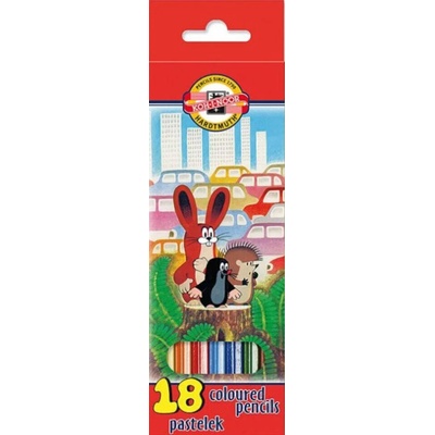 KOH-I-NOOR Krtko Coloured Pencils Комплект моливи за деца 18 бр (3653018026KSNV)