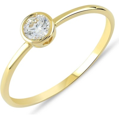 Lillian Vassago Minimalistický zlatý prsten LLV22 GR048Y