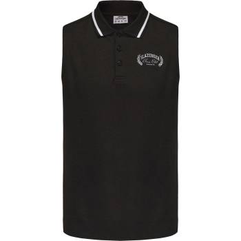 Slazenger Sleeveless Pln Polo Womens - Black