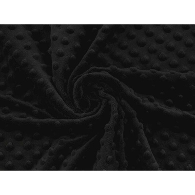 Premium minky 380g metráž černá | S-Látky