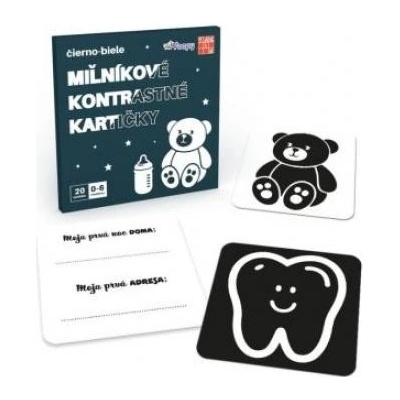 Miľníkové kontrastné kartičky