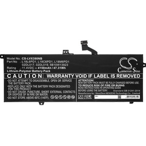 Cameron Sino Батерия за лаптоп Lenovo ThinkPad X390 L18C6PD1 L18L6PD1 LiPo 11.4V 4150 mAh CAMERON SINO (CS-LVX390NB) - pcbuild