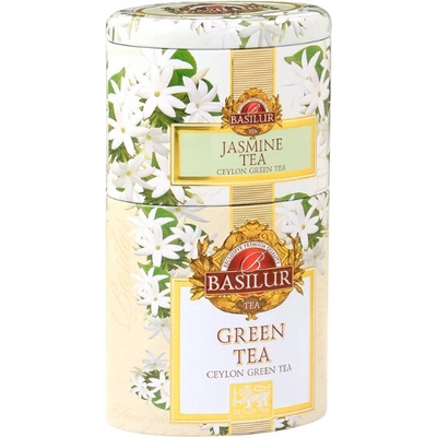 Basilur 2v1 Jasmine & Green plech 30 g